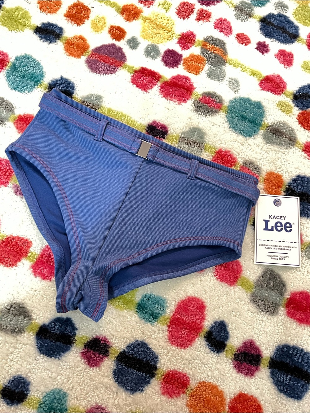 Kacey Musgraves X Lee collab bathing suit denim bottom XS women’s nwt